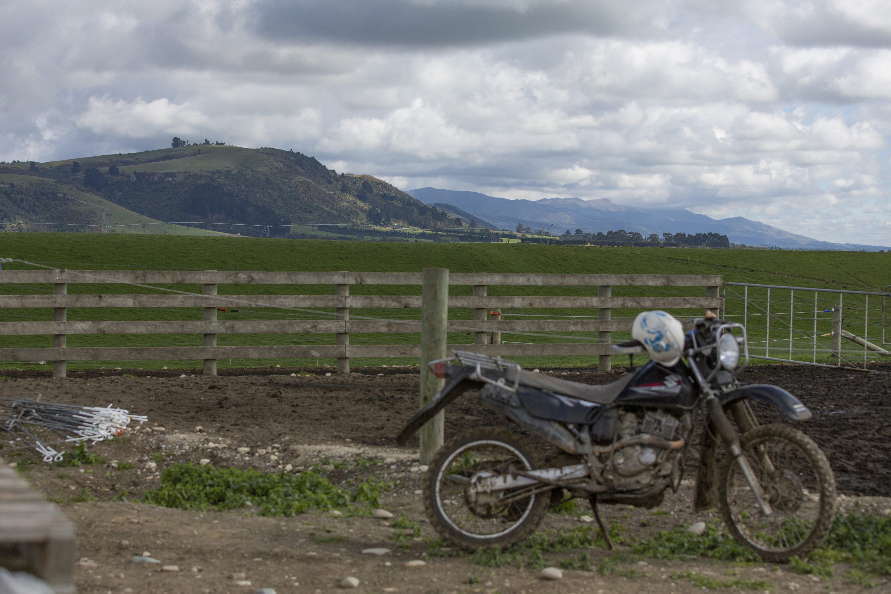 Farm bike landscape