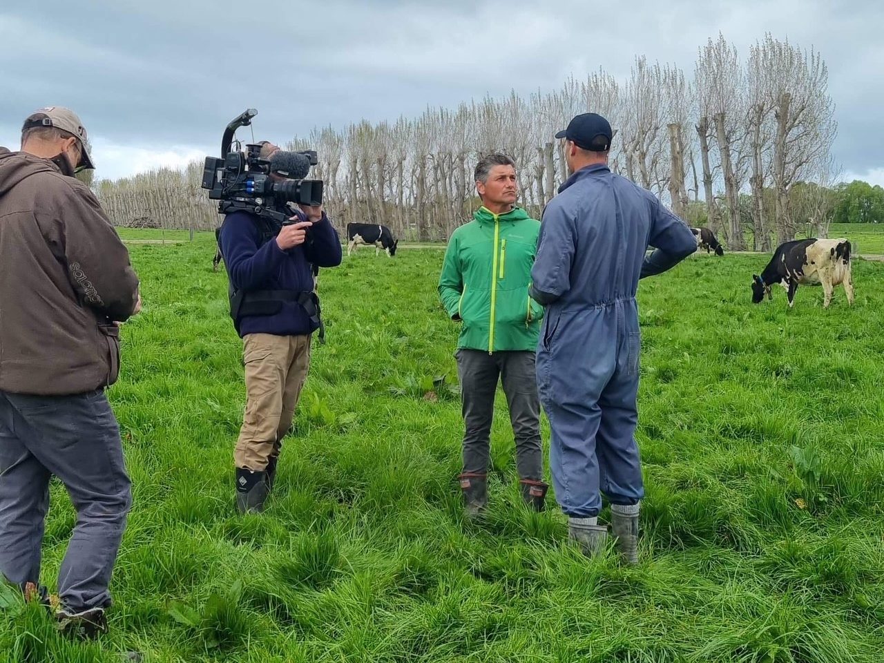 Matt Chisholm Country Living Series filming on-farm