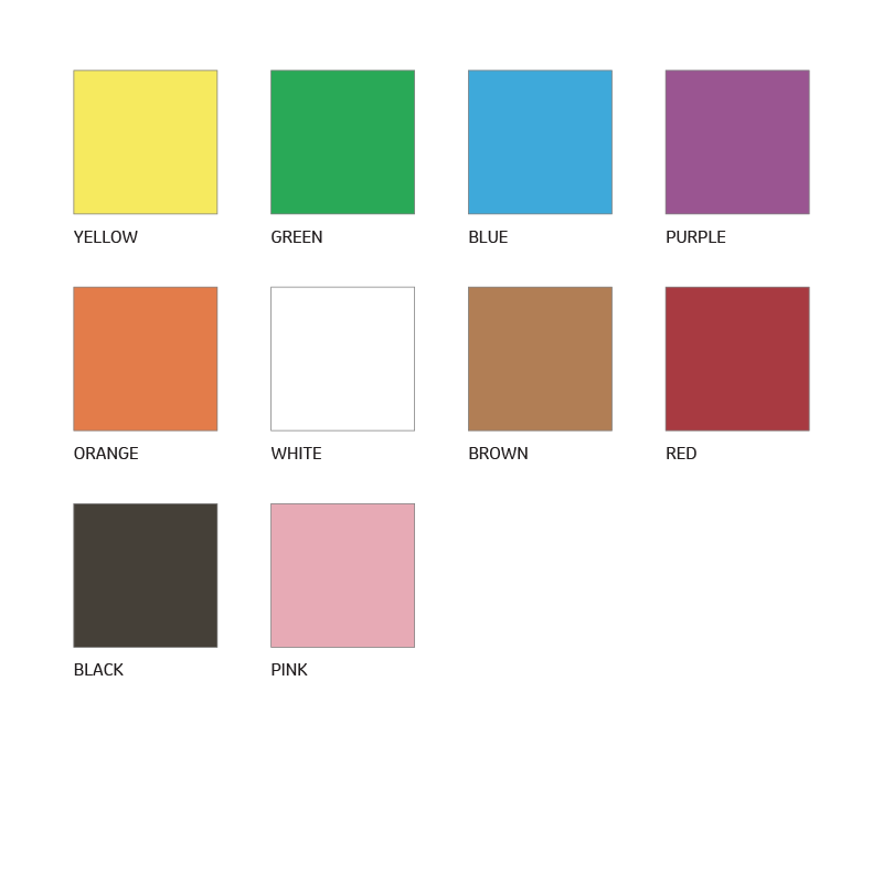 Visual tag colours - Allflex
