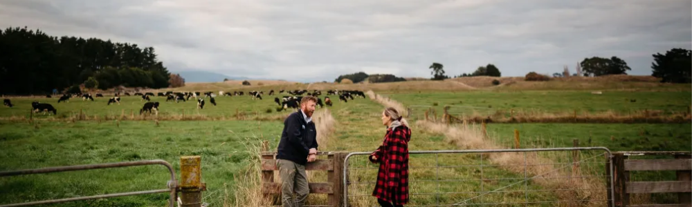 Ryley and Trev on-farm