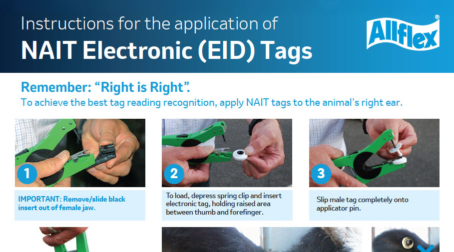 Instructions for the application of NAIT Electronic (EID) Tags